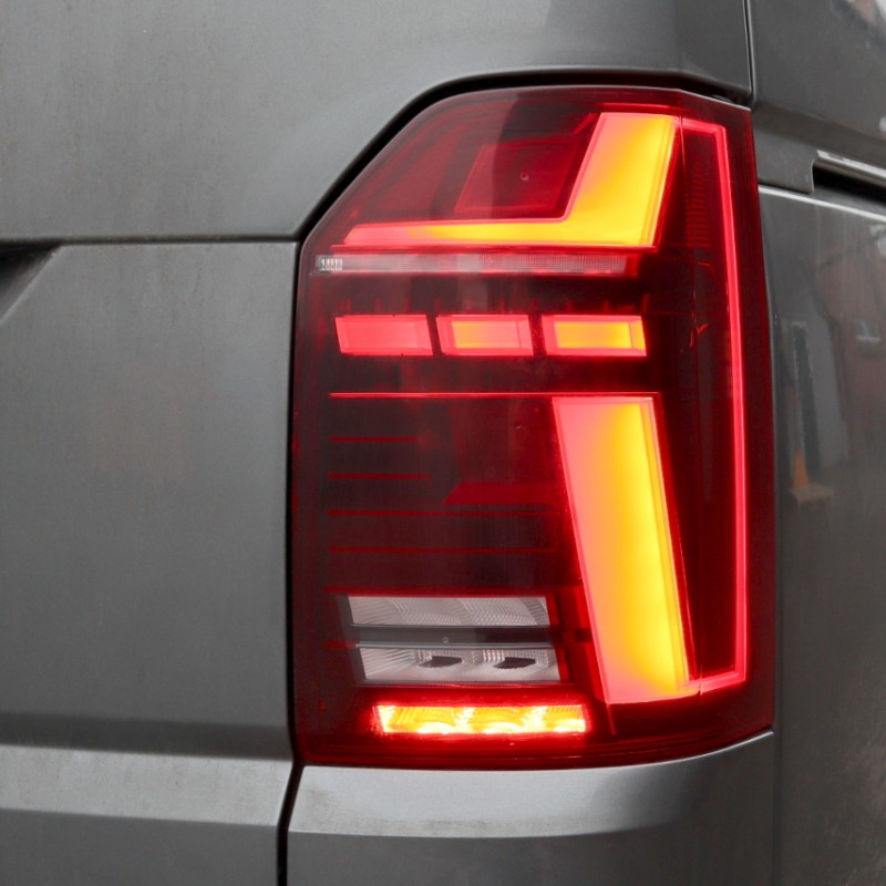 KUFATEC Komplettset LED-Heckleuchten abgedunkelt für VW T6.1 SH