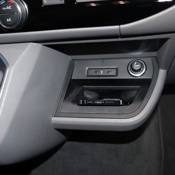 KUFATEC Komplettset Phone Box induktives Laden für VW T6.1 SH