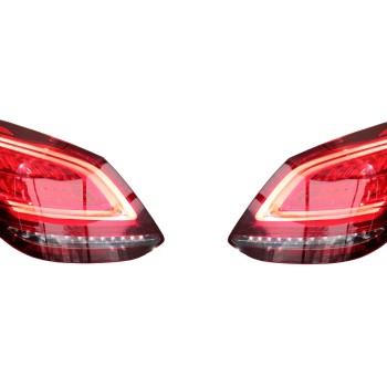 KUFATEC Komplettset LED Facelift Mopf Rückleuchten für Mercedes Benz C-Klasse W205 Limousine