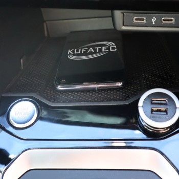 KUFATEC Komplettset Phone Box induktives Laden für VW T-Roc A11, D11, AC7, AC8