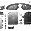 KUFATEC Umfeldkamera - 4 Kamera System für Audi A6 4G