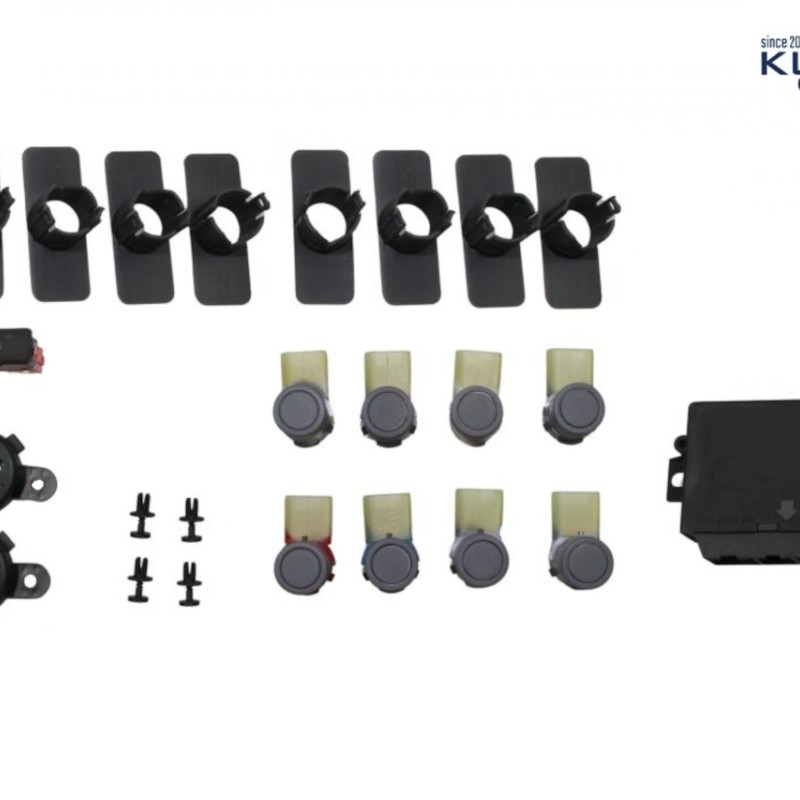 KUFATEC Komplettset APS+ plus (optische Anzeige MMI) Front & Heck für Audi A6 4F