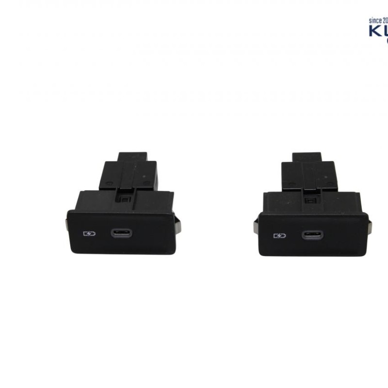 KUFATEC Komplettset USB-Buchse Kofferraum links u. rechts für VW ID-Buzz EB