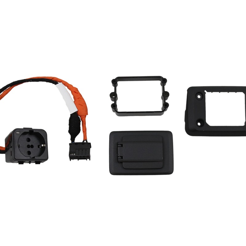 KUFATEC Komplettset 230 Volt Steckdose für VW T6.1 SH