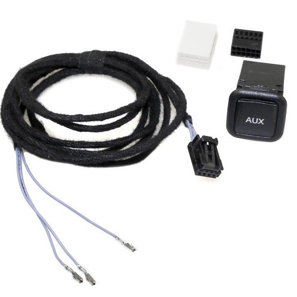 AUX IN Nachrüst-Set für VW RNS 510, MFD 2, RCD 310 - Klinke