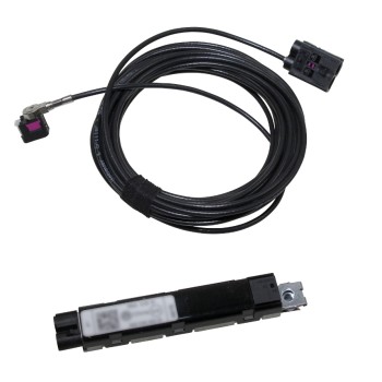 KUFATEC Nachrüstset DAB, DAB+ Antennenmodul für VW Tiguan 5N