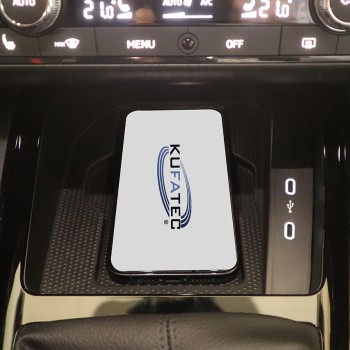KUFATEC Komplettset Phone Box induktives Laden für Skoda Scala NW1
