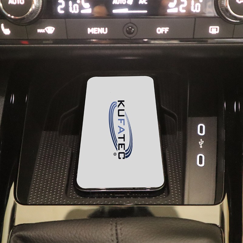 KUFATEC Komplettset Phone Box induktives Laden für Skoda Scala NW1
