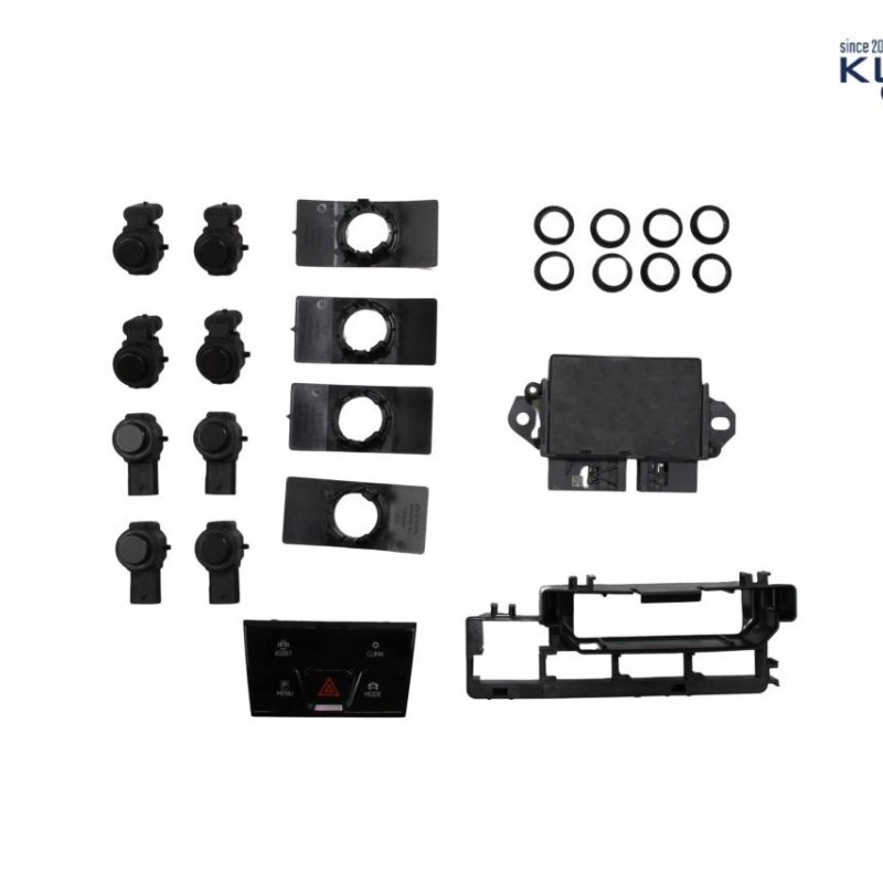 KUFATEC Komplettset Park Pilot Front + Heck für VW Golf 8 CD, CG