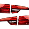 KUFATEC Komplettset LED-Heckleuchten mit dynamischem Blinklicht für Audi A4 B9 Avant