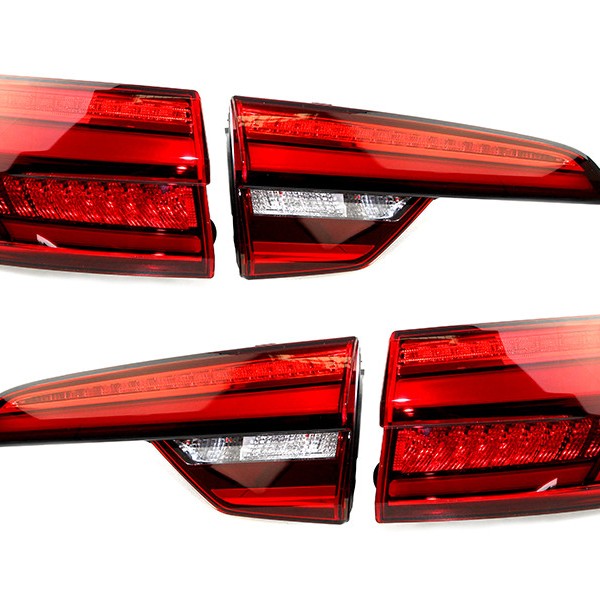 KUFATEC Komplettset LED-Heckleuchten mit dynamischem Blinklicht für Audi A4 B9 Avant