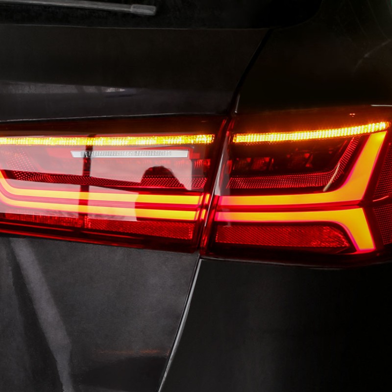 KUFATEC Komplettset LED Facelift Heckleuchten mit dynamischen Blinklicht für Audi A6 4G Avant