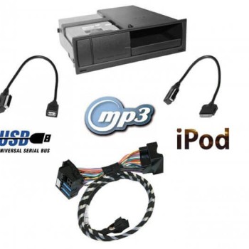 KUFATEC Nachrüst-Set AMI (Audi music interface) RNS-E für Audi A3 8P, TT 8J