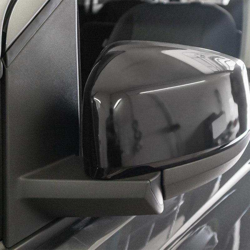 KUFATEC Komplettset anklappbare Außenspiegel für VW Caddy SB