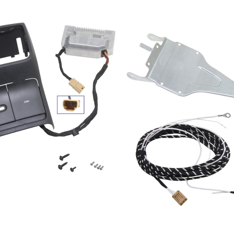 KUFATEC Komplettset 230 Volt Steckdose für Skoda Octavia NX