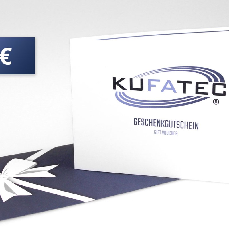 KUFATEC Geschenkgutschein 50 EUR mit kostenloser Lieferung
