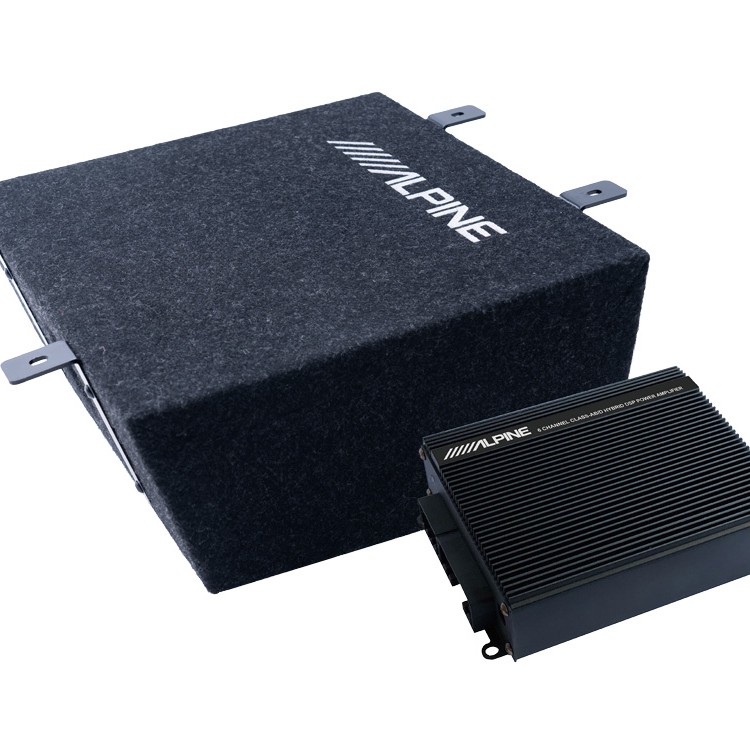 Alpine Subwoofer System & 6-Kanal DSP-Verstärker für Mercedes Benz Sprinter 907/910