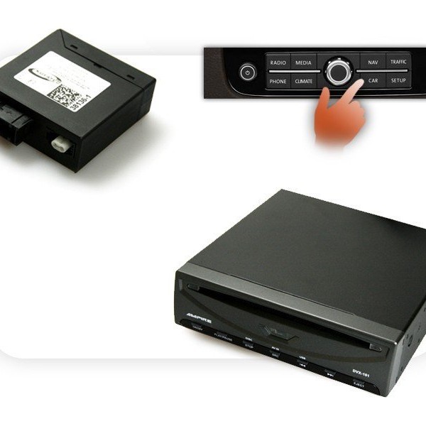 KUFATEC DVD Player + Multimedia Adapter LWL mit Steuerung RNS 850