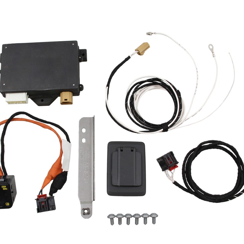 KUFATEC Komplettset 230 Volt Steckdose für VW Crafter SY