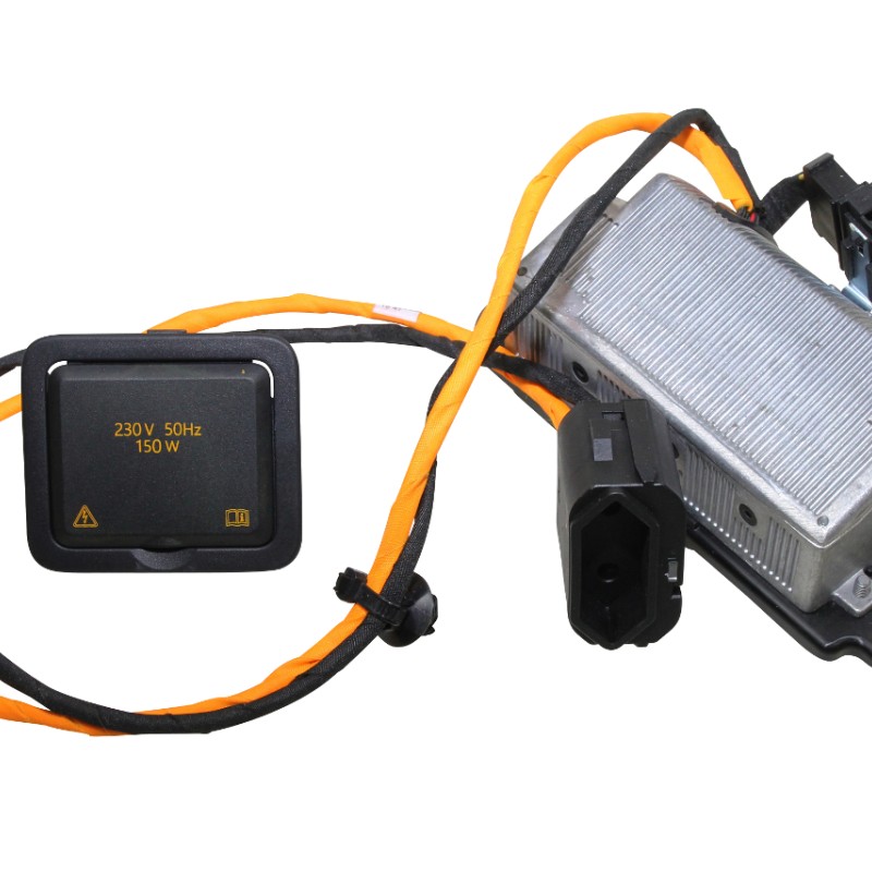KUFATEC Komplettset 230 Volt Steckdose VW Tiguan AD1, AX1, BW2, BJ2, Seat Tarraco KN2