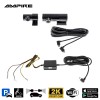 AMPIRE Dual-Dashcam, 4K Frontkamera und AHD Heckkamera, WLAN und GPS