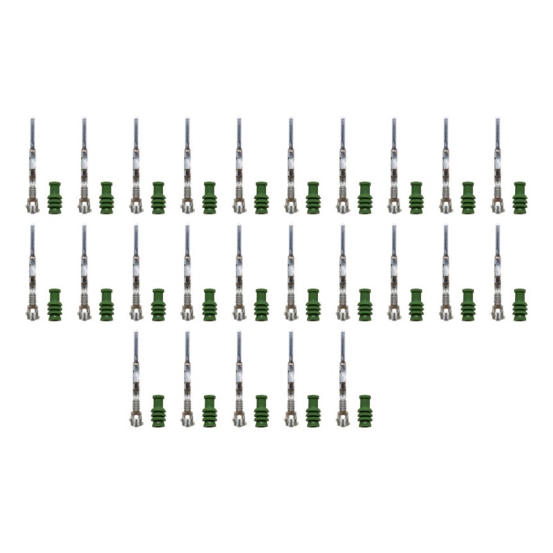Verzinnter MLK 1,2 Stiftkontakt, 0.5 - 0.75 mm²