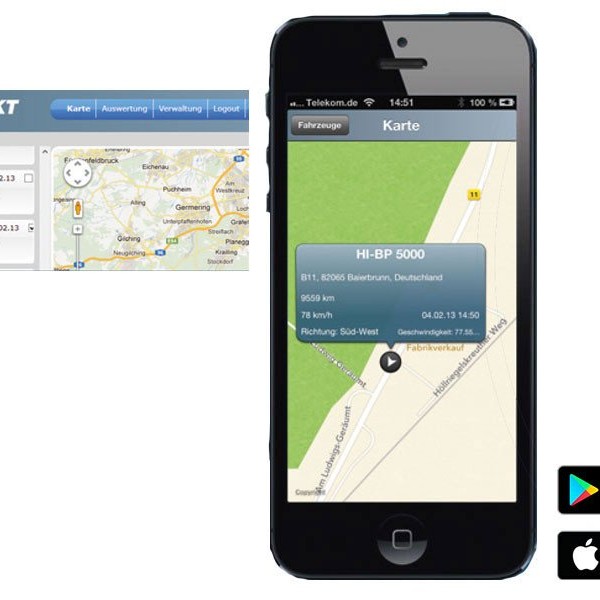 Blaupunkt BPT1500+ GPS Tracking System, Diebstahlschutz