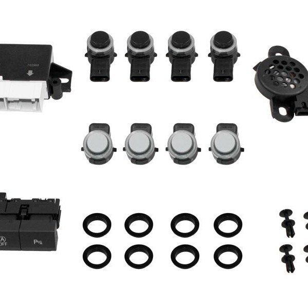 KUFATEC Komplettset APS+ (optische Anzeige MMI) Front und Heck für Seat Leon 5F