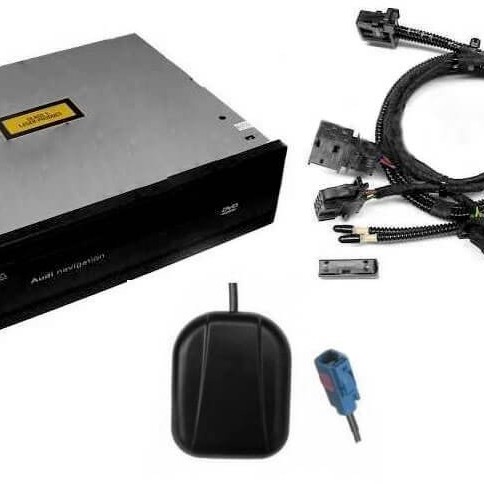 KUFATEC Komplettset DVD Navigationssystem für Audi A6 4F - MMI 2G
