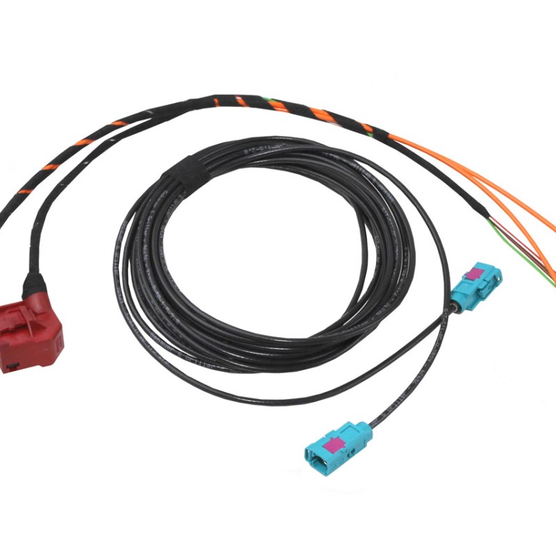 KUFATEC Kabelsatz TV-Tuner für Audi A5 8T, A4 8K inkl. LWL MMI 3G
