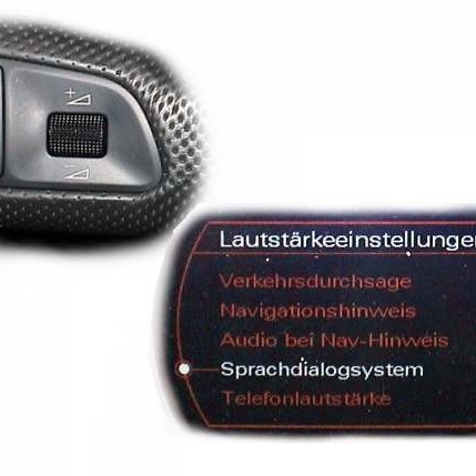 Sprach-Dialog-System (SDS) - Sprachbedienung für Audi A8 4E