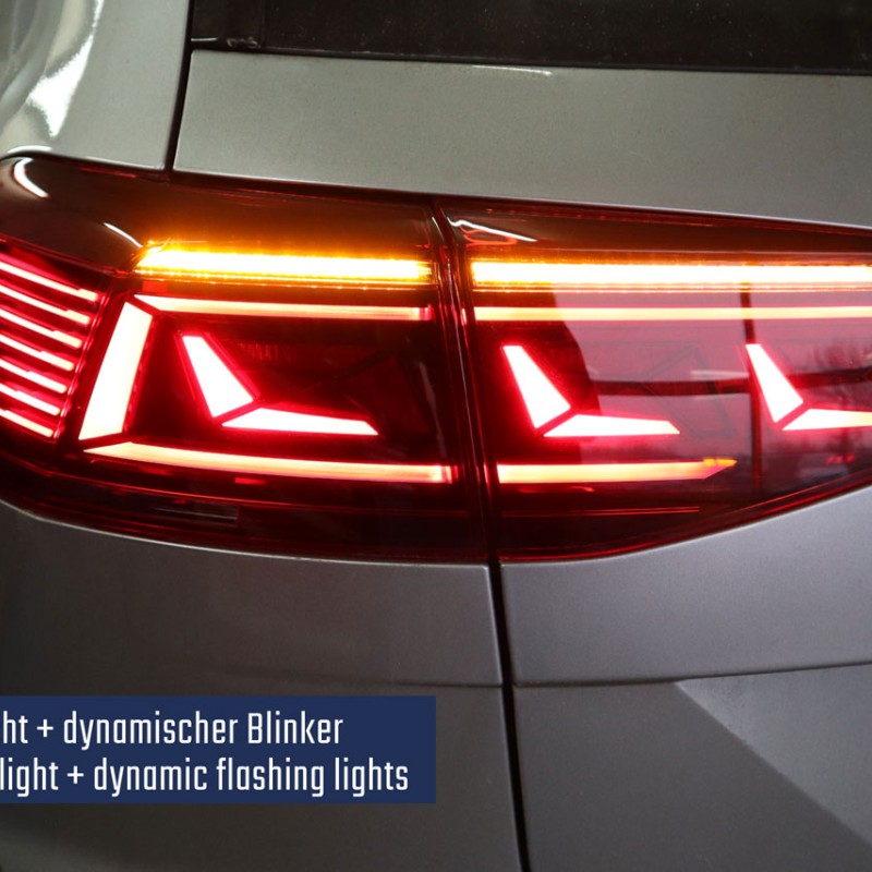 KUFATEC Komplettset Facelift LED-Heckleuchten für VW Passat B8