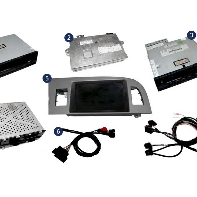 KUFATEC Nachrüst-Set MMI Basic (Plus) MMI High - Linksverkehr