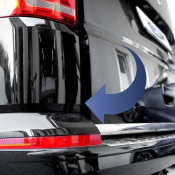 KUFATEC Komplettset Zuziehhilfe Heckklappe für VW T5 7E, T6 SG