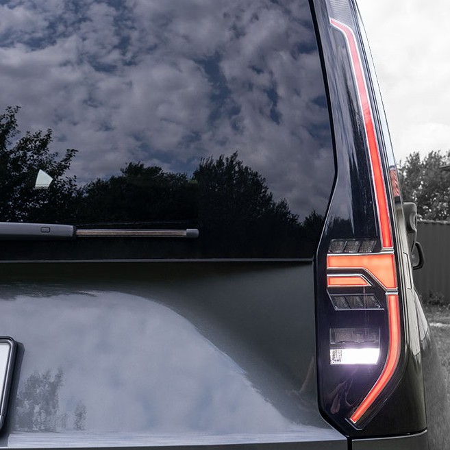 KUFATEC Komplettset LED-Heckleuchten für VW Caddy SB