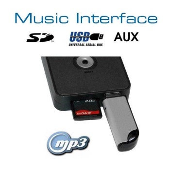 Digitales Music Interface USB SD AUX Honda Steckverbindung Weiß